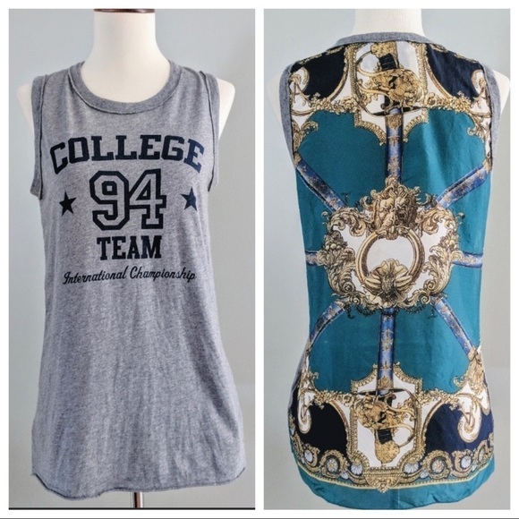 Dolce & Gabbana Cotton/Silk Sleeveless Vintage Top Sz 40 - Picture 1 of 6